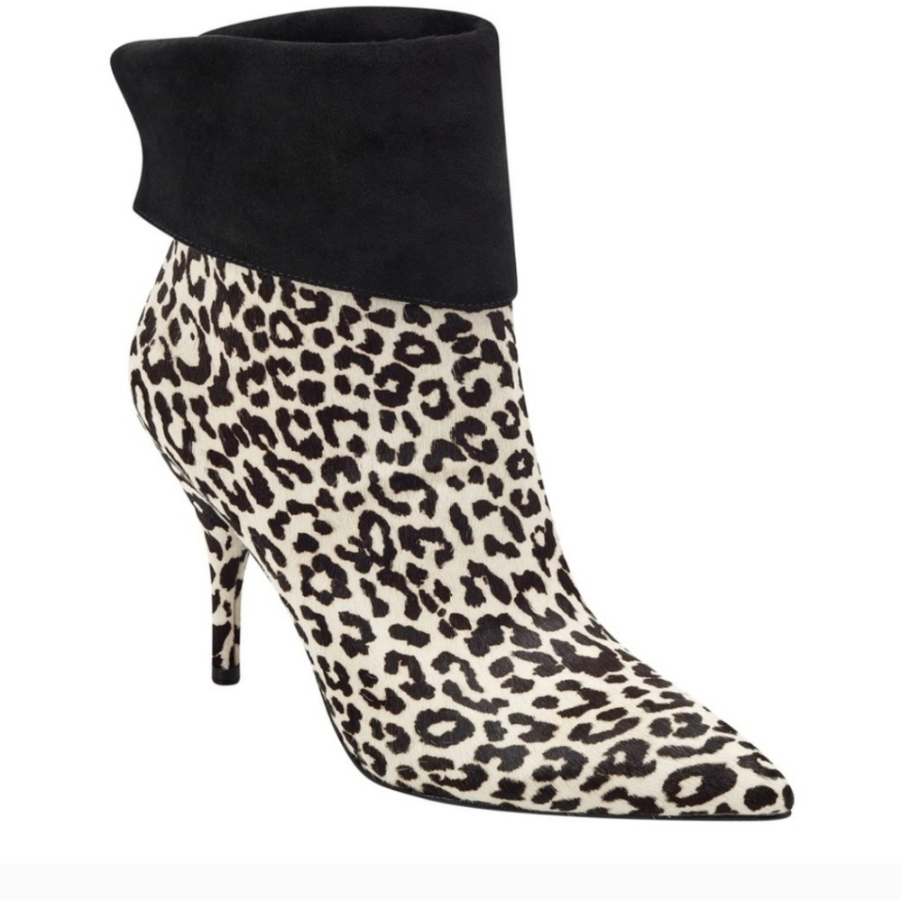 Marc Fisher Fifily Calf Hair Ankle Boots